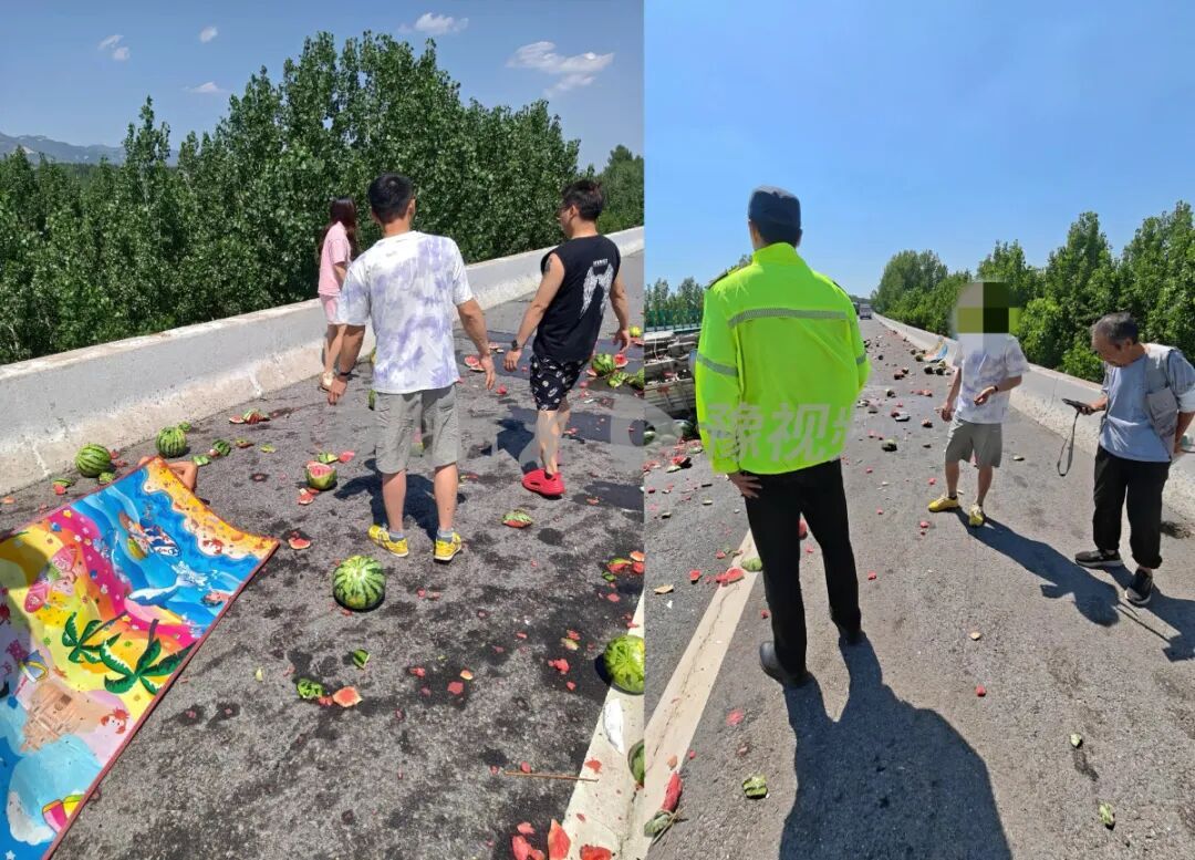 西瓜车高速侧翻,老人受伤,河南小伙儿赴薛之谦演唱会途中停车救人 西瓜车高速侧翻,老人受伤,河南小伙儿赴薛之谦演唱会途中停车救人