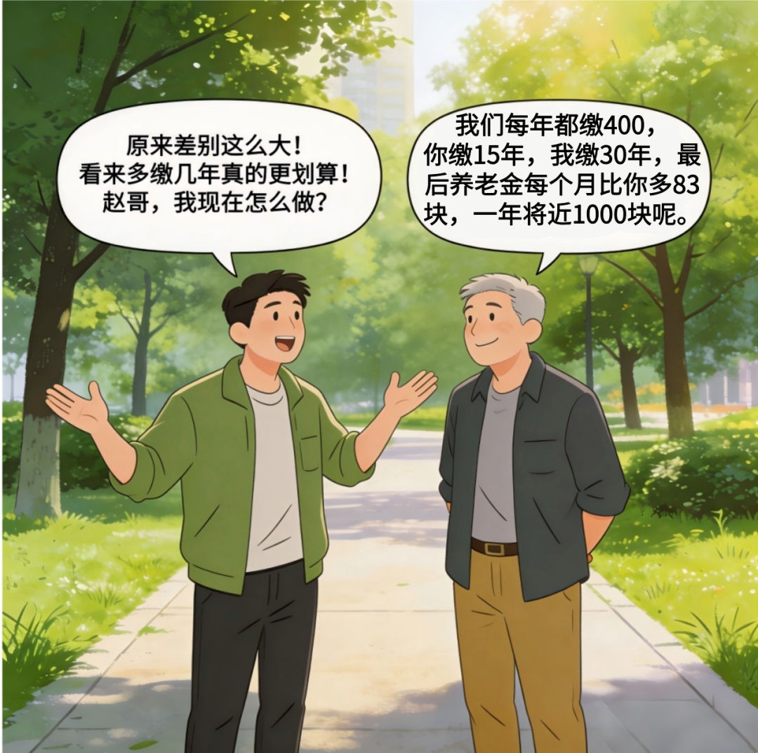 城乡居民基本养老保险缴15年和缴30年,养老金有啥差别? 城乡居民基本养老保险缴15年和缴30年,养老金有啥差别?