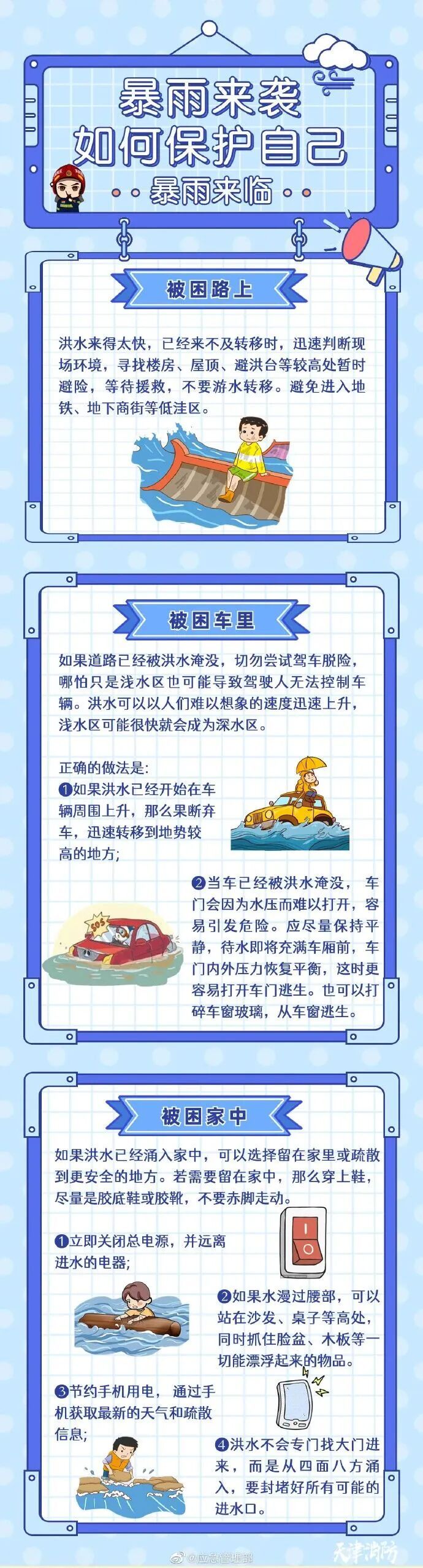 华南、华北、东北局地暴雨持续!暴雨频繁来袭,这些自护常识要知道 华南、华北、东北局地暴雨持续!暴雨频繁来袭,这些自护常识要知道