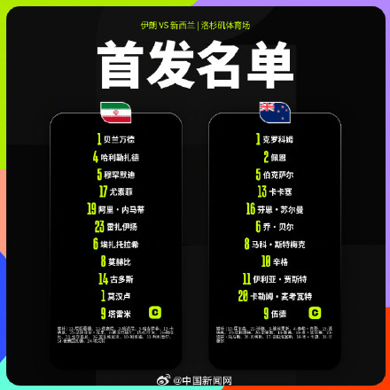 伊朗队亮相美加墨世界杯