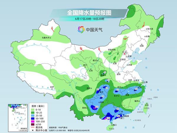 广东广西等地暴雨大暴雨持续 18日起主雨带将北抬至江南北部等地 广东广西等地暴雨大暴雨持续 18日起主雨带将北抬至江南北部等地