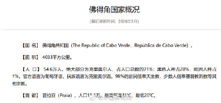 佛得角是怎样的国家？