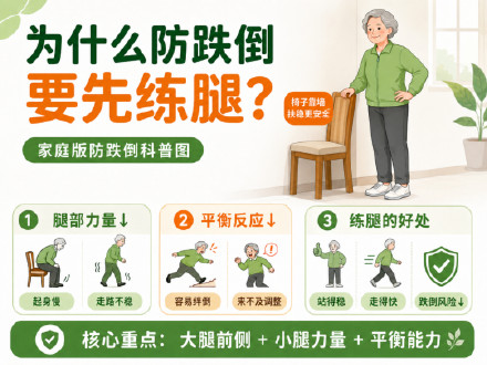 给父母的居家防跌倒训练指南 请查收 给父母的居家防跌倒训练指南 请查收