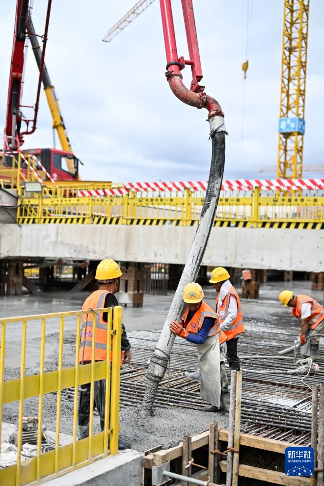新建沪宁合高铁海门北站地下主体结构完工 新建沪宁合高铁海门北站地下主体结构完工
