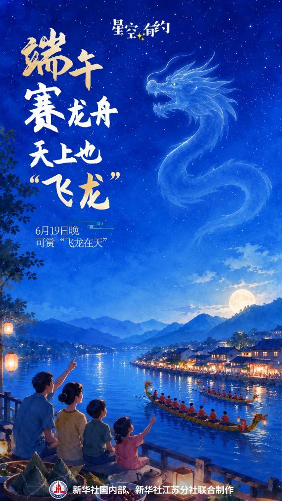 星空有约丨端午赛龙舟 天上也“飞龙” 星空有约丨端午赛龙舟 天上也“飞龙”