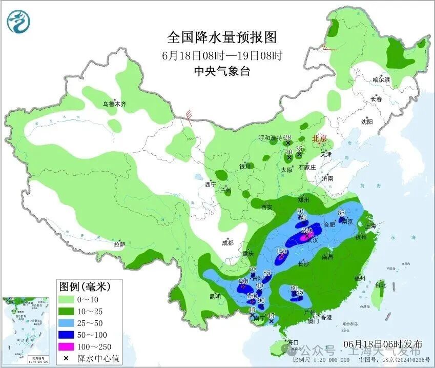 上海官宣：今日入梅！今夜到明天局地大雨到暴雨，并伴有雷雨大风