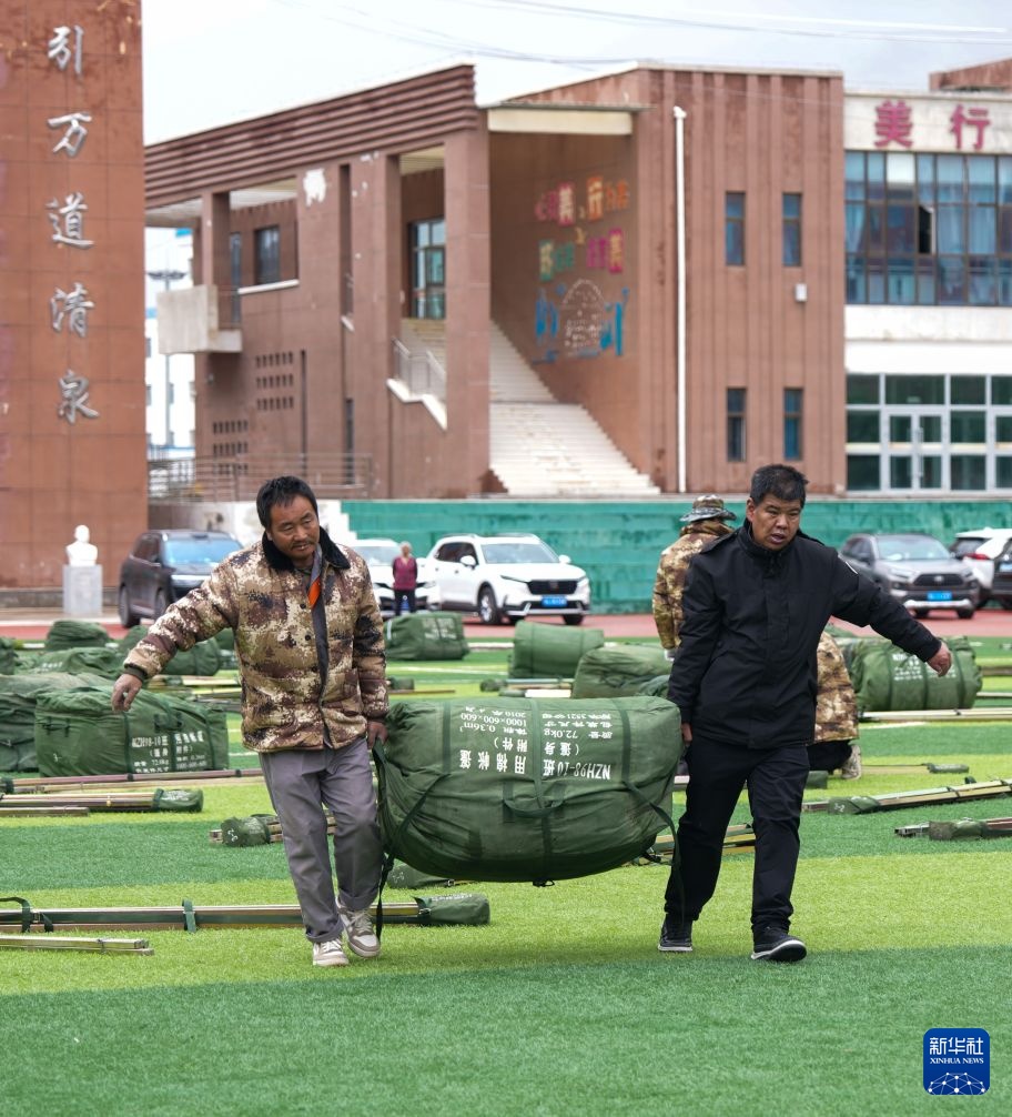 青海海西州地震救援安置继续进行