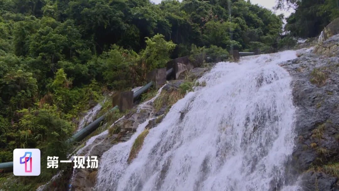 深圳连日暴雨,山涧暴涨成瀑布!有人以身犯险攀岩戏水 深圳连日暴雨,山涧暴涨成瀑布!有人以身犯险攀岩戏水