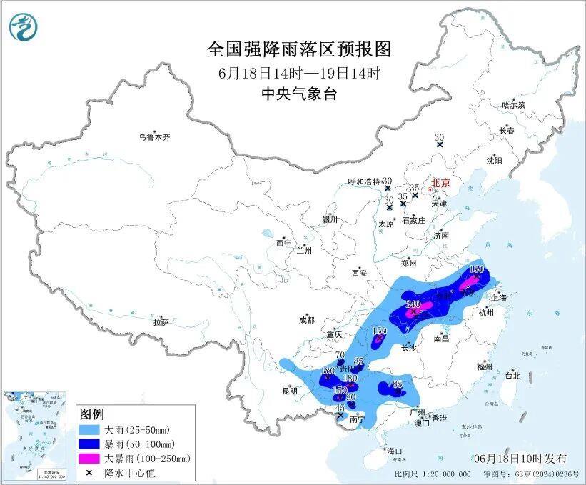 长江中下游进入降雨集中期 假期出行警惕强降水 长江中下游进入降雨集中期 假期出行警惕强降水