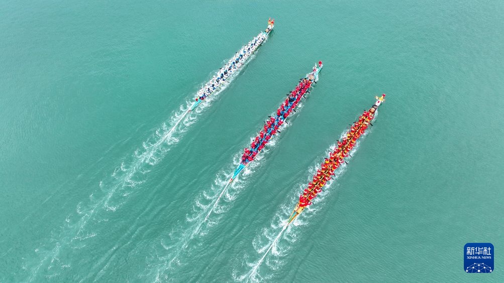 渔家竞渡海龙舟 渔家竞渡海龙舟