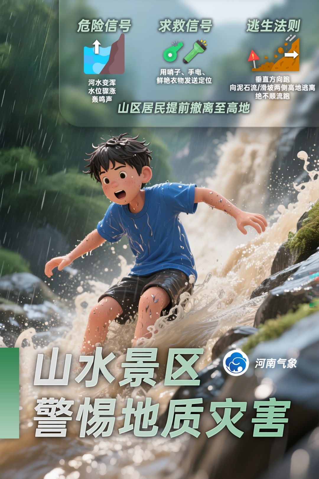 暴雨、大暴雨！河南发布地质灾害气象风险预警