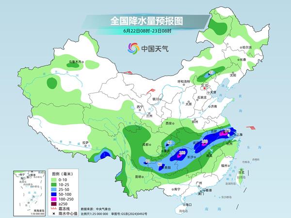 长江中下游明起雨势再增强 华南高温将增多 全国天气一览 长江中下游明起雨势再增强 华南高温将增多 全国天气一览