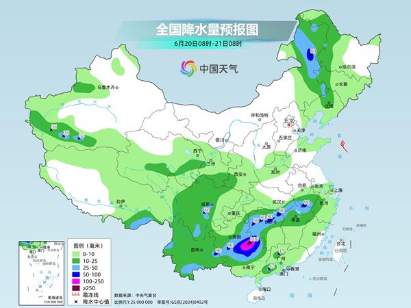 长江中下游明起雨势再增强 华南高温将增多 全国天气一览 长江中下游明起雨势再增强 华南高温将增多 全国天气一览