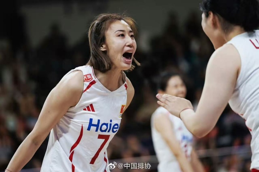 五连胜!世界女排联赛中国女排3比0完胜法国 五连胜!世界女排联赛中国女排3比0完胜法国