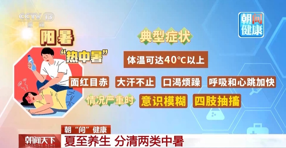 朝“问”健康丨中暑也分两种，处理方式完全不一样！避免这些误区
