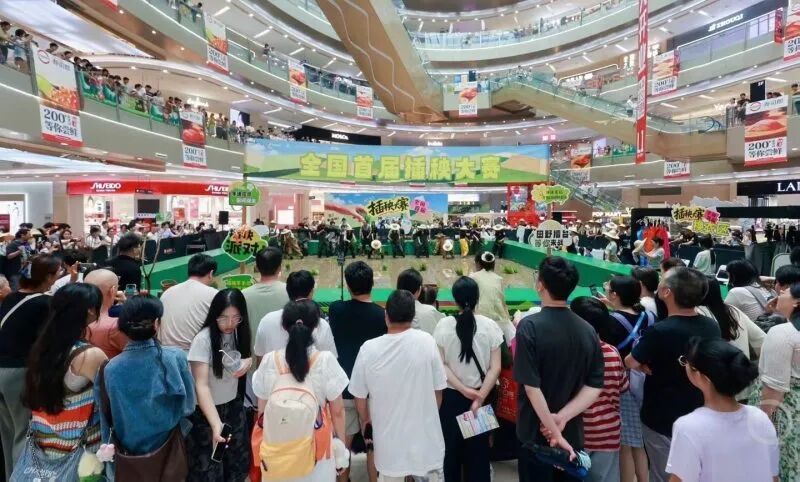 宁波一商场运40吨泥土举办室内插秧比赛，回应“浪费”质疑：赛后秧苗将移栽大田