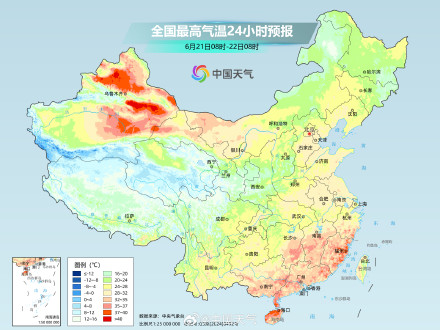 华南等地有成片高温 东北华北长江中下游气温持续偏低