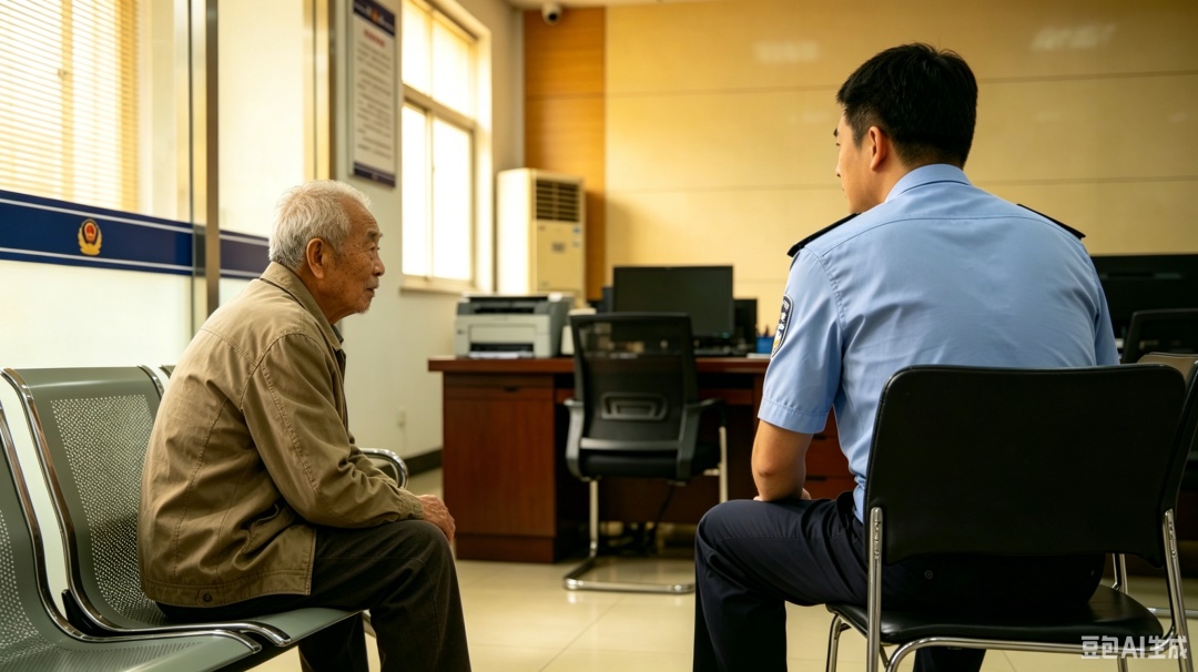 85岁大爷长期被老伴家暴，近半年三次向警方求助，离婚后第一件事：买喜糖送到派出所
