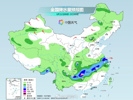 长江中下游仍为降雨核心区局地有大暴雨 华南等地将现成片高温 长江中下游仍为降雨核心区局地有大暴雨 华南等地将现成片高温