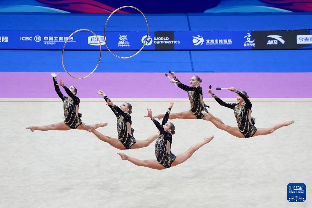 2026年世界体操联合会艺术体操世界挑战杯(北京站)集体项目3圈2棒决赛:中国队夺冠 2026年世界体操联合会艺术体操世界挑战杯(北京站)集体项目3圈2棒决赛:中国队夺冠