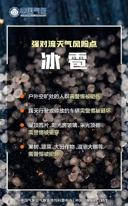 华北东北警惕雷暴大风和冰雹 华北东北警惕雷暴大风和冰雹