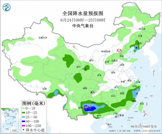 贵州广西至江南地区仍有较强降雨 内蒙古华北东北地区多雷阵雨