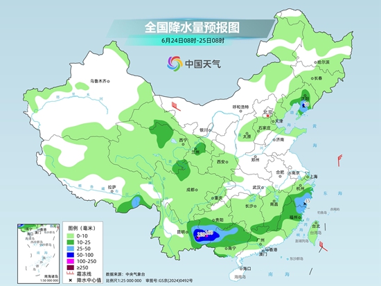 长江流域强降雨持续 江南南部华南“桑拿天”在线