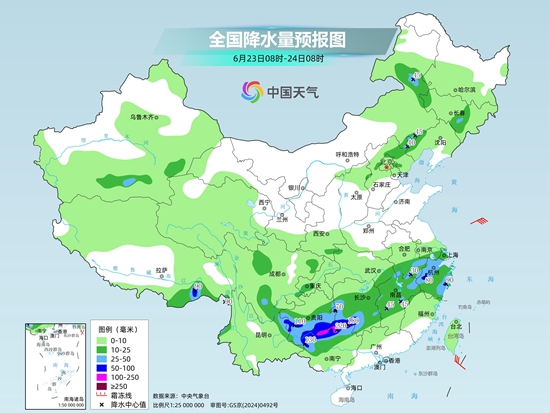 长江流域强降雨持续 江南南部华南“桑拿天”在线