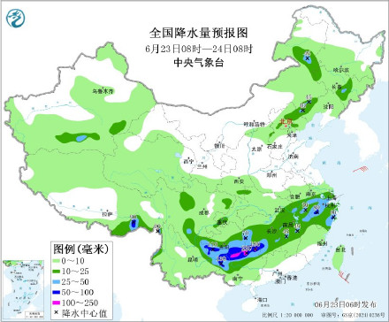 暴雨蓝色预警!贵州广西至江南地区仍有较强降雨,致灾风险高! 暴雨蓝色预警!贵州广西至江南地区仍有较强降雨,致灾风险高!