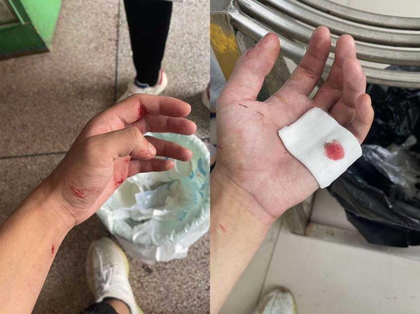 “他给我一块劳力士，让我不要抓他……”