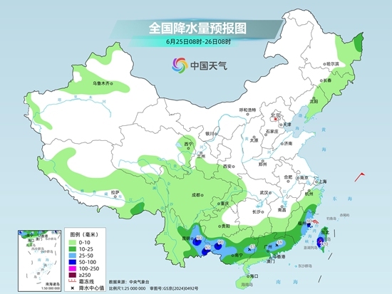 雨带南落!广西贵州等地强降雨持续 华南维持高温闷热 雨带南落!广西贵州等地强降雨持续 华南维持高温闷热