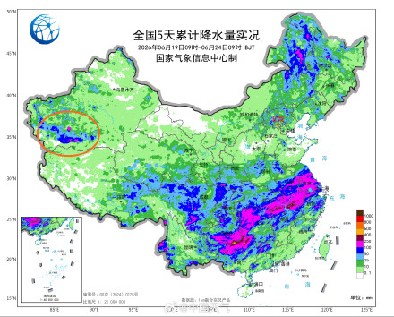 新疆和田等地几天下了两年的雨量