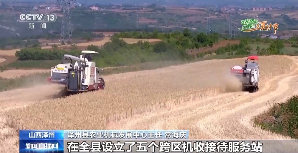 全国多地夏收夏管稳步推进 科技种粮稳丰收 全国多地夏收夏管稳步推进 科技种粮稳丰收