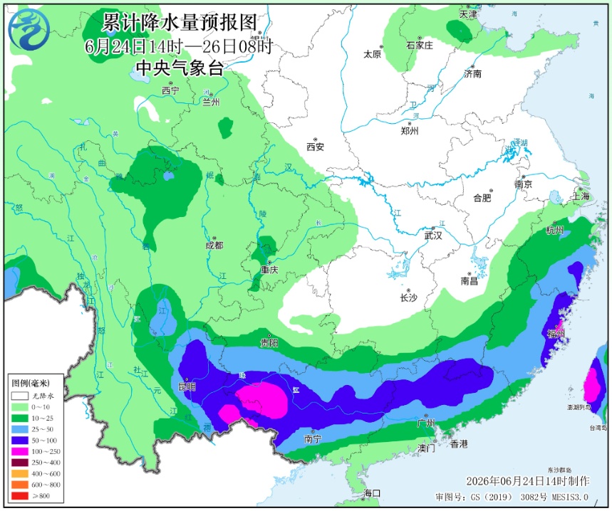 雨量已严重超标，月底暴雨大暴雨重返长江沿线，北方冷涡高温交替上线
