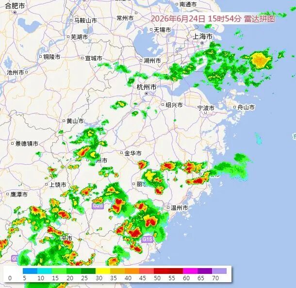 气温20℃出头，体感却难熬！浙江雨带开始“搬家”