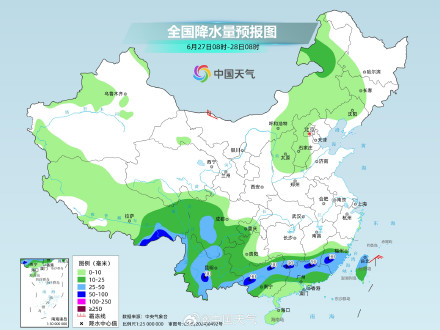 贵州广西等地雨势仍强劲 华北平原周末前后高温发展增多