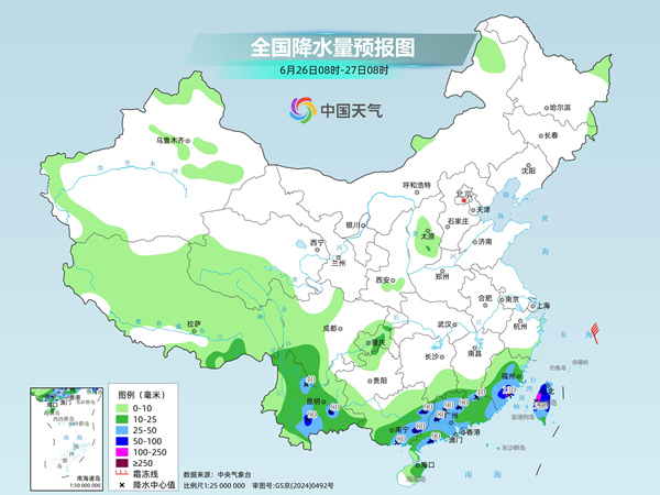 广西云南等地今明天降雨连连 北方多地周末高温发展