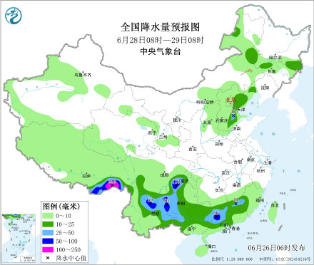 华南及西南地区有较强降雨 周末期间北方多雷阵雨