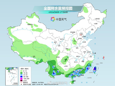 广西云南等地今明天降雨连连 北方多地周末高温发展