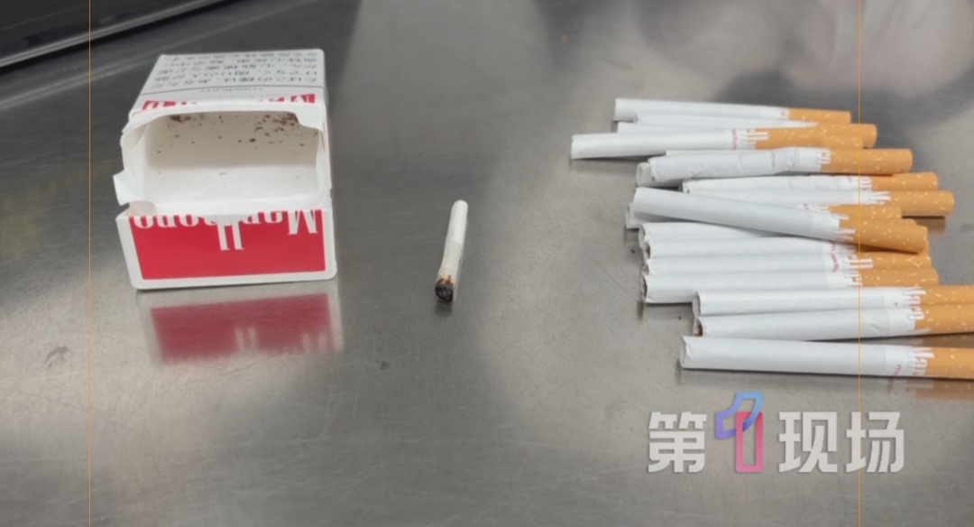男子将0.14克大麻混藏在18支真烟里，深圳海关一眼揪出！