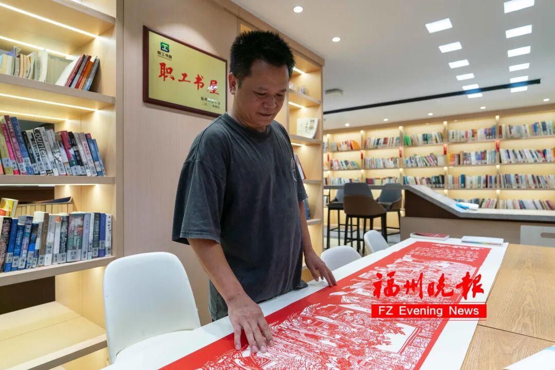 惊艳！3米《红楼梦》仕女剪纸长卷，亮相福州！