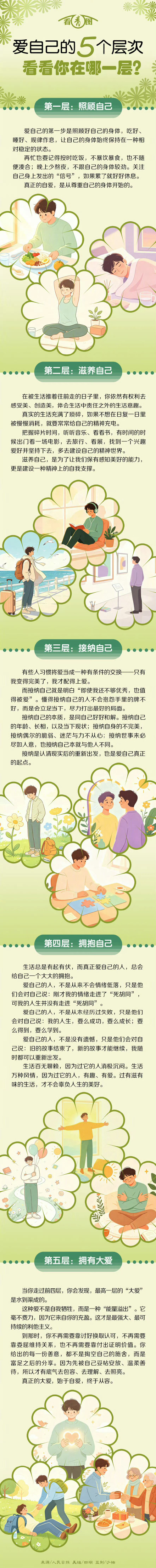 爱自己的5个层次，看看你在哪一层？