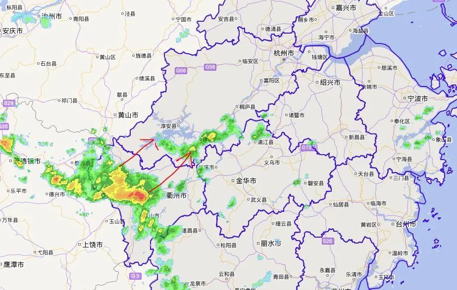 确认：9级！阵雨雷雨大暴雨，马上杀到杭州；今晚记得关窗！关窗！