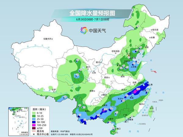 华北东北强对流天气频繁 华南黄淮等地高温持续发展