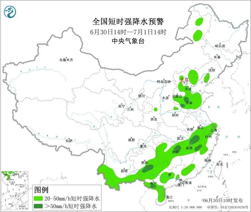 雷暴大风+冰雹+强降水！中央气象局发布多条预警，湖北最强降雨时段确定