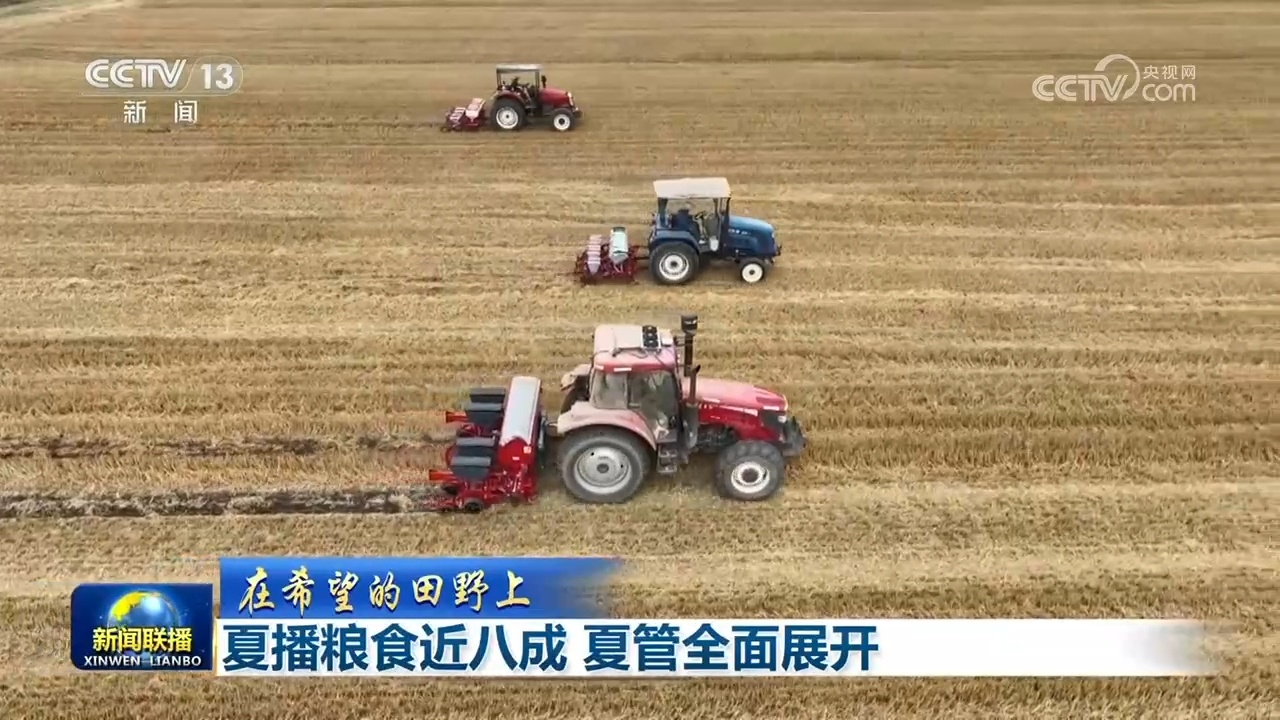 【在希望的田野上】夏播粮食近八成 夏管全面展开