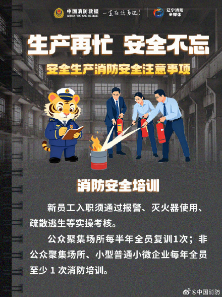工厂车间消防安全须知