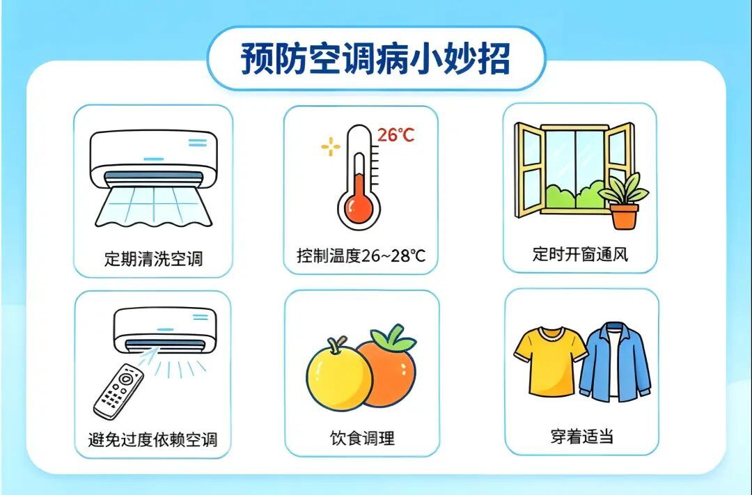 “空调病”不是病，难受起来真要命！这份“夏日健康”攻略请查收~