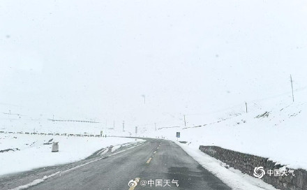 7月青海一些地方还在下雪 7月青海一些地方还在下雪