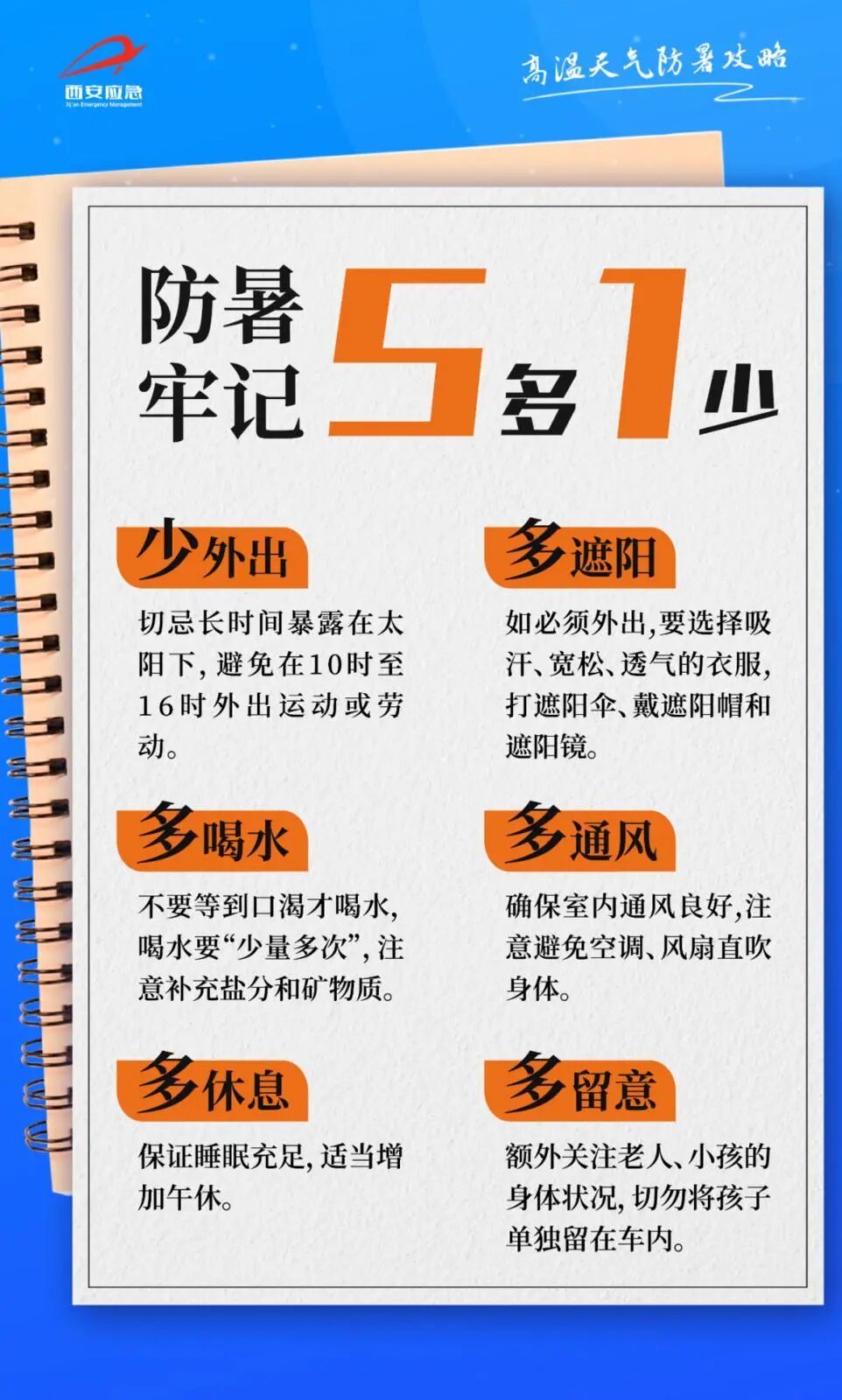 注意防暑!陕西发布高温蓝色预警→ 注意防暑!陕西发布高温蓝色预警→